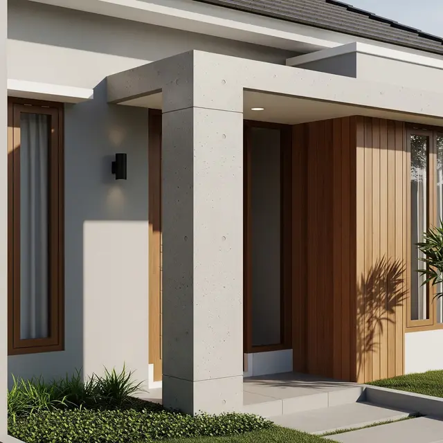 Pilar Minimalis yang Cocok untuk Rumah Subsidi (Gemini AI)