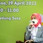 Atalia Praratya Ridwan Kamil selaku Ketua Umum BUBOS dalam acara Jabar Punya Informasi (JAPRI) di Halaman Museum Gedung Sate, Kota Bandung, Selasa (19/4)/Denny-Biro Adpim Jabar.