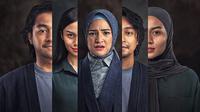 Manoj Punjabi memperkenalkan trailer sekaligus mengumumkan tanggal rilis film La Tahzan yang dibintangi Deva Manhenra, Marshanda, dan Ariel Tatum. (Foto: Dok. MD Pictures)