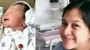 Anak pertama pasangan Nina Zatulini dan Chandra Tauphan lahir secara normal pada Senin (7/11/2016) pukul 14.55 WITA. (Instagram/kenzienaratama)