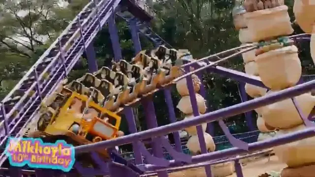 Keseruan Pesta Ulang Tahun ke-10 Putri Nia Ramadhani di Taman Hiburan