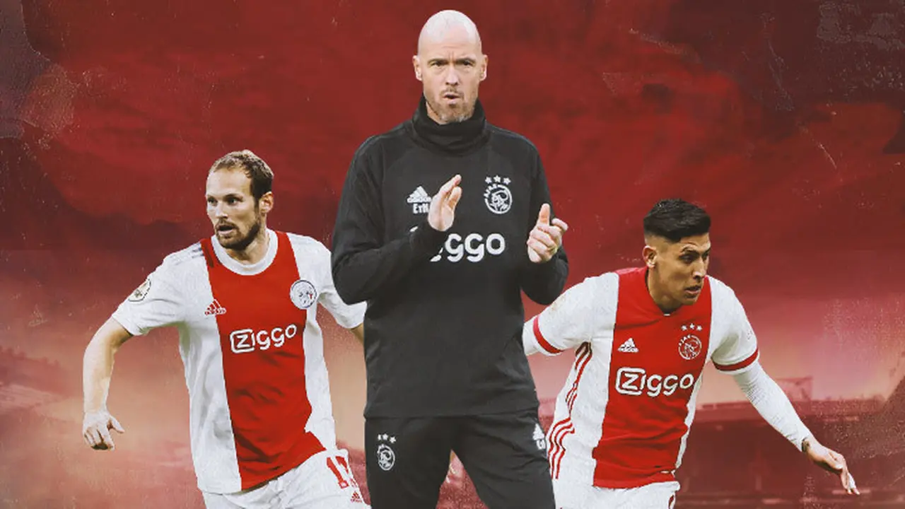 Ilustrasi - Daley Blind, Eric ten Hag, Edson Alvarez