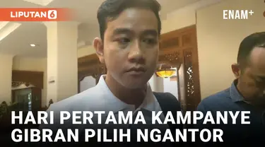 HARI PERTAMA KAMPANYE, GIBRAN RAKABUMING RAKA PILIH NGANTOR SEPERTI BIASA