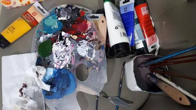 Ilustrasi melukis. (Liputan6.com/Tanti Yulianingsih)