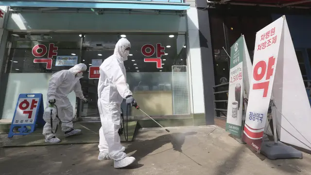 FOTO: Kasus COVID-19 di Korea Selatan Meningkat