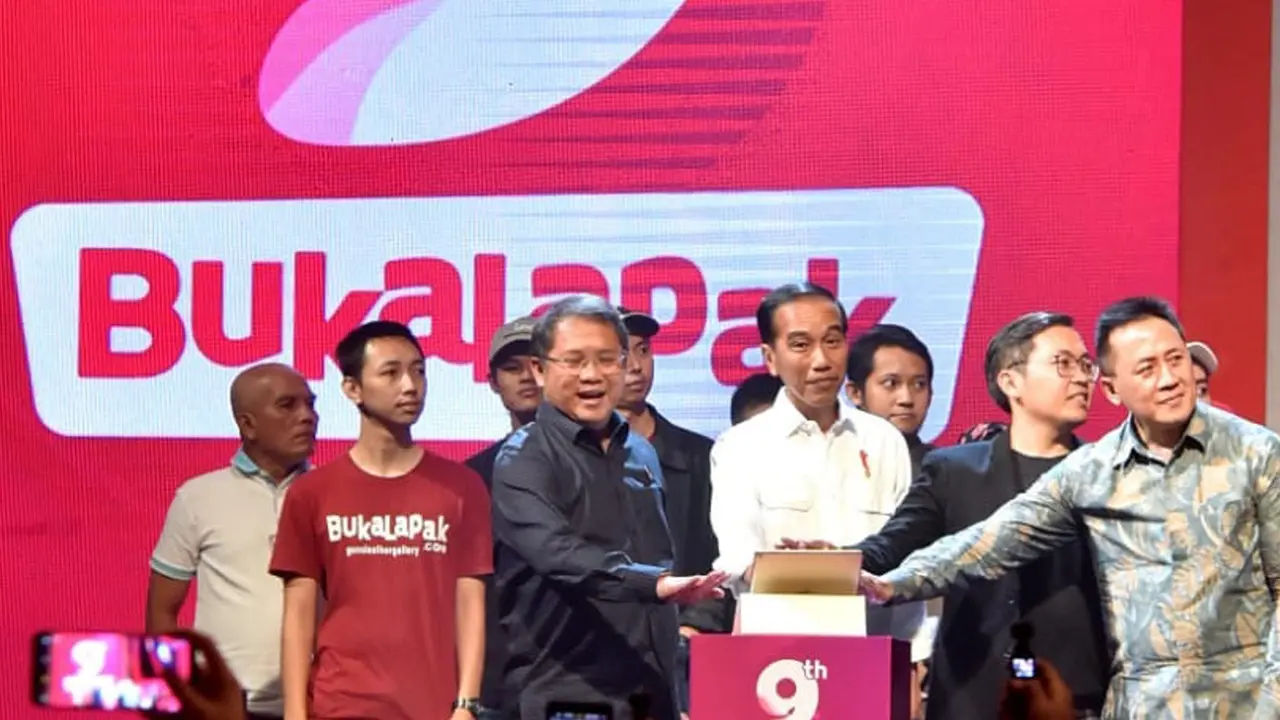 Presiden Jokowi Hadiri HUT ke-9 BukaLapak