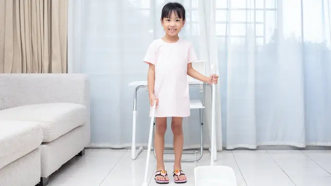 anak dan pekerjaan rumah tangga