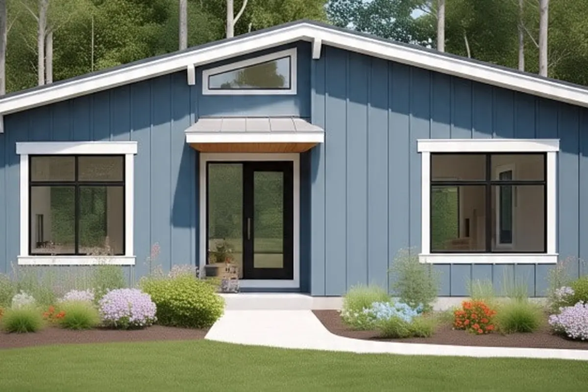 Warna Cat Rumah Minimalis 1 Lantai yang Trendy di 2025 (Sumber Gambar: Meta AI)