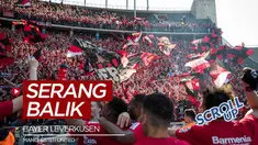 Berita video Scroll up membahas cibiran dari salah satu pendukung Manchester United kepada Bayer Leverkusen di media sosial Twitter.