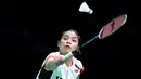 Di perempat final Piala Uber Cup 2024, Indonesia menang 3-0 atas Thailand dan lolos ke semifinal. (WANG Zhao/AFP)
