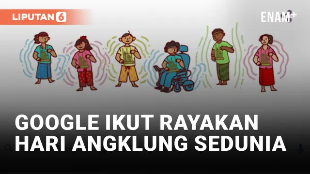 Google Doodle Ikut Peringati Hari Angklung Sedunia
