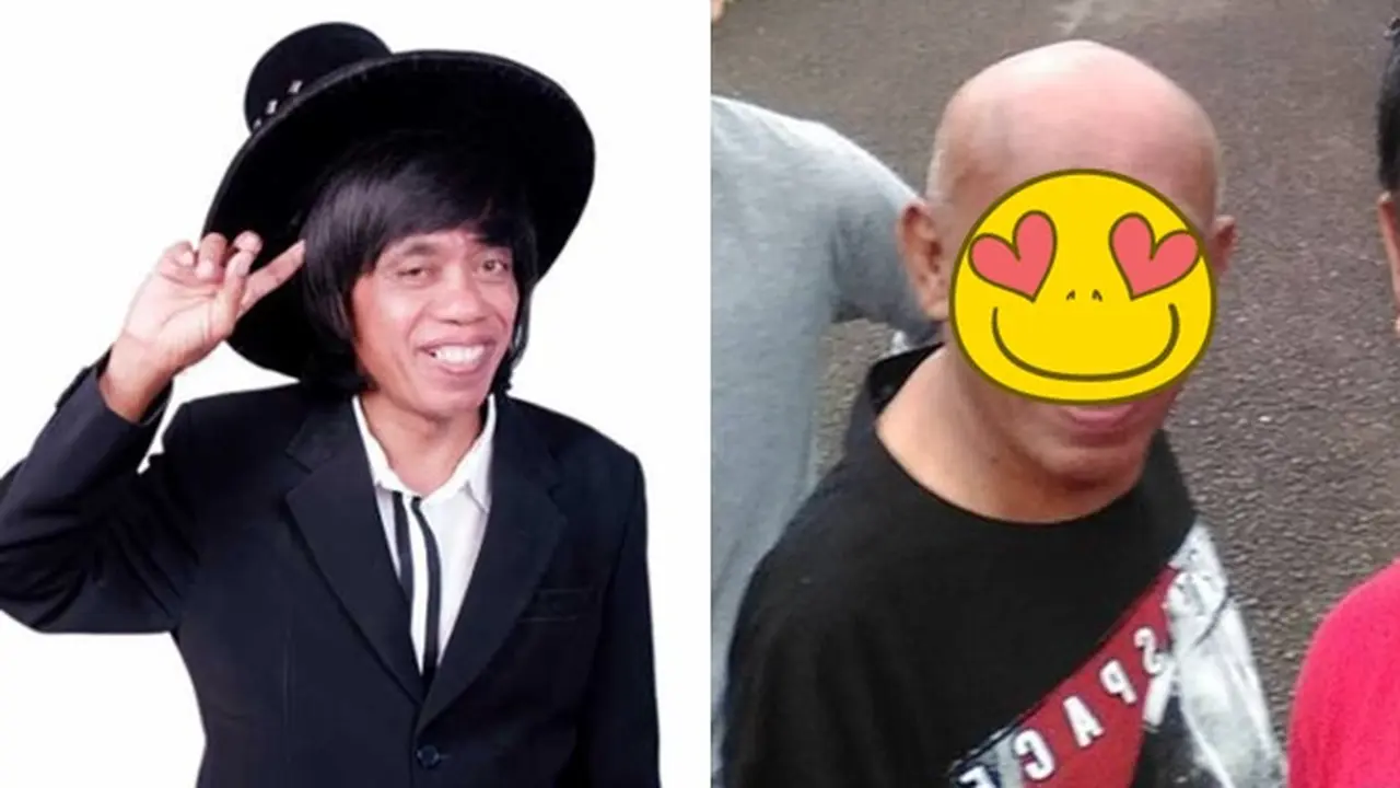 6 Potret Pak Tarno Tanpa Wig Rambut, Punya Alasan Tersendiri
