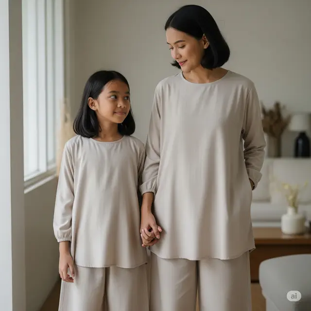 9 Inspirasi Outfit Ibu dan Anak Perempuan Terbaru 2025: Tampil Serasi dan Stylish