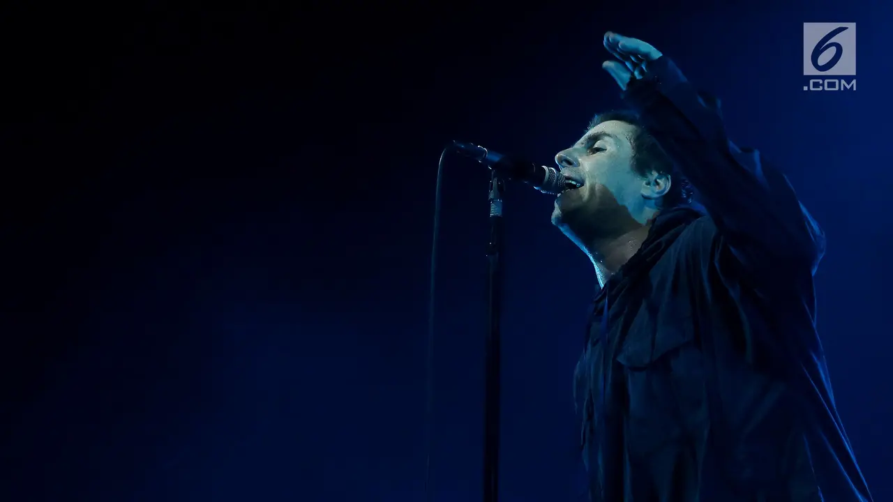 FOTO: Mantan vokalis Oasis Liam Gallagher, Bius Penggemarnya di Jakarta
