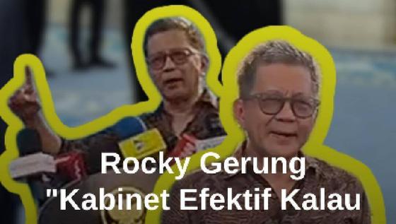 Rocky Gerung Kawal Jumhur Dilantik Prabowo Jadi Menteri: Kabinet Efektif Ada Tokoh Eks Napi