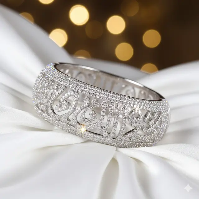 Model Gelang Emas Motif Arabic Hollow Ringan