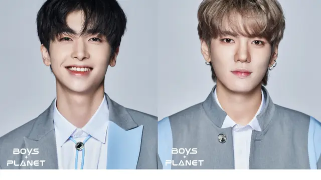 Xiao dan Hwan Hee Up10tion tampil di Boys Planet.  (Mnet via Soompi)