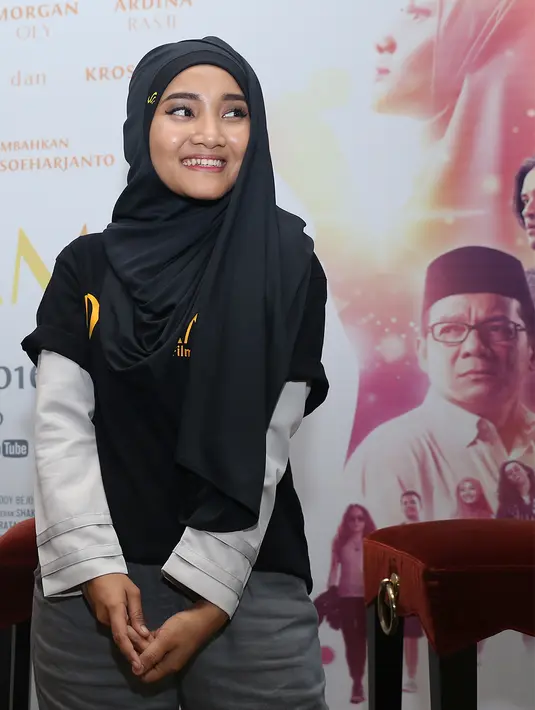 Fatin Shidqia merasa gugup sejak awal reading sampai proses syuting. (Andy Masela/Bintang.com)