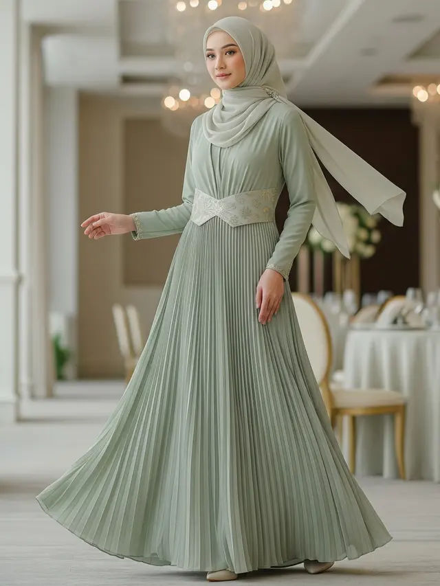 Model Gamis Ramadhan Simple yang Bakal Ngetren untuk Bukber 2026 (Image by Gemini AI)