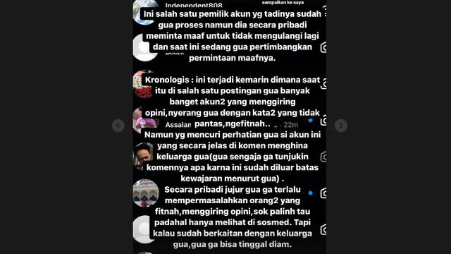 Rizky Billar Juga Laporkan Warganet yang Hina Keluarganya