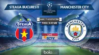 Prediksi Steaua Bucuresti Vs Manchester City: Kans Menang Besar
