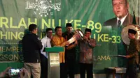 PT Yamaha Indonesia Motor Manufacturing (YIMM) memberikan sejumlah 65 unit sepeda motor dalam perayaan Harlah ke-89 Nahdlatul Ulama. 