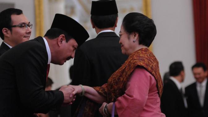 Kepala BIN Budi Gunawan dan Presiden ke-5 RI Megawati Soekarnoputri (Liputan6.com/ Faizal Fanani)