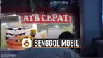 Beredar video sopir bus ugal-ugalan di jalan hingga senggol mobil elf.