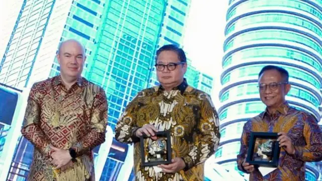 Menko Bidang Perekonomian, Airlangga Hartarto saat acara HSBC Summit 2026: Mobilising Growth In a New Global Order, Selasa (29/9/2026). (Foto: ekon.go.id)