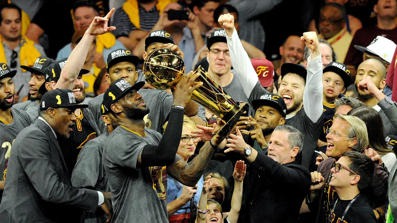 Bintang Cleveland Cavaliers, LeBron James.