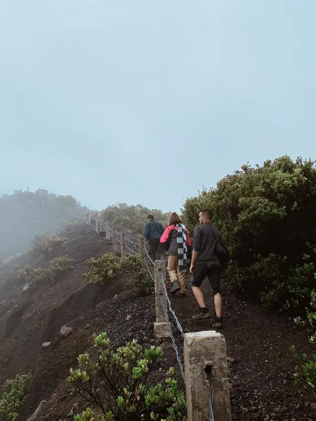 7 Momen Pendakian Pertama Febby Rastanty di Gunung Gede Pangrango