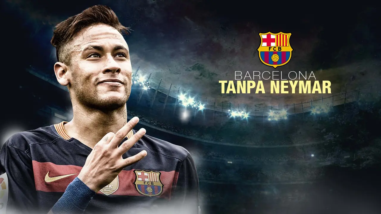 Infografis Formasi Barcelona Tanpa Neymar