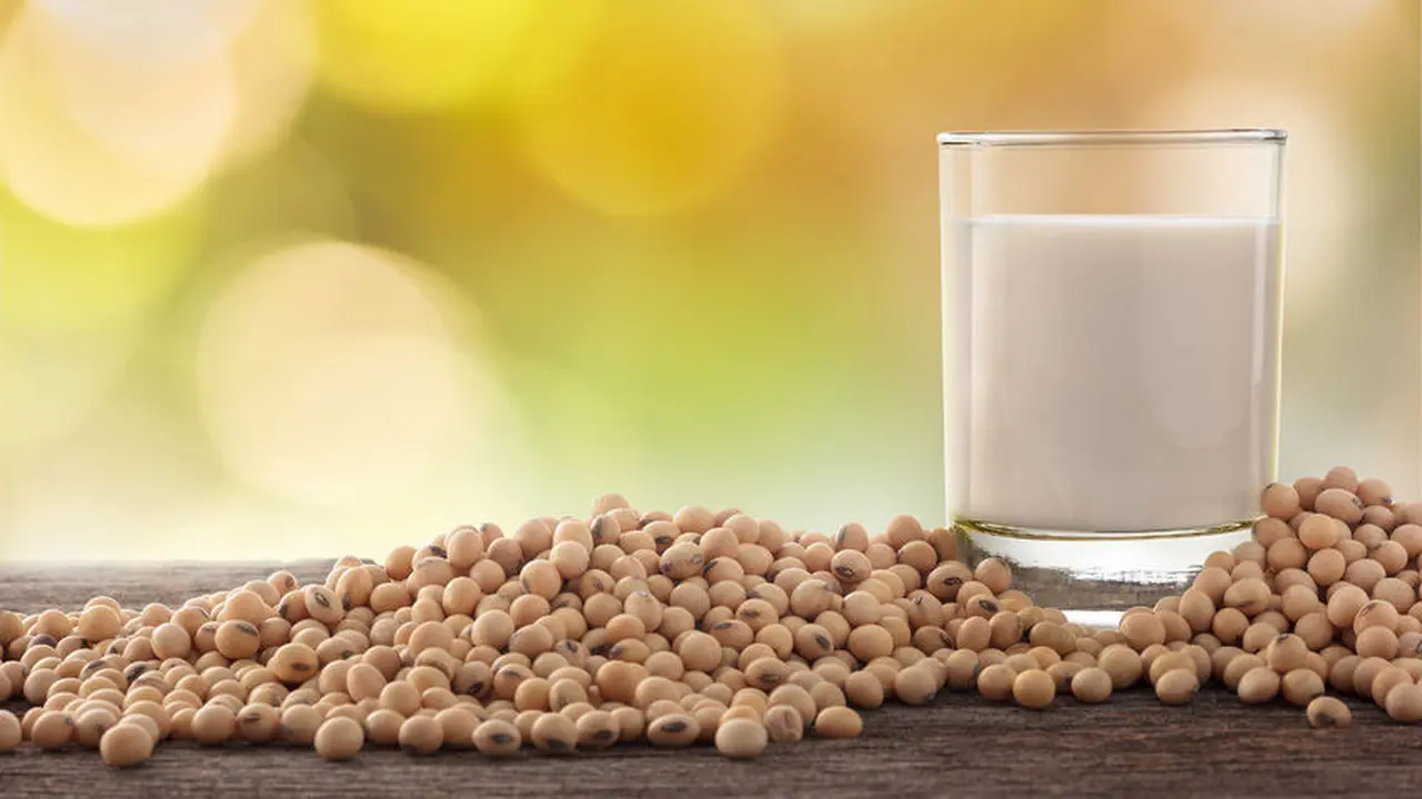 Ilustrasi susu soya