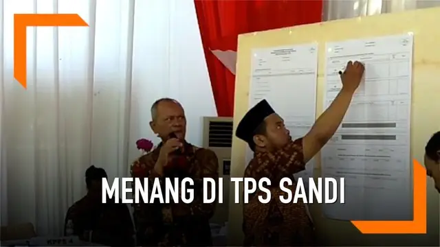 VIDEO: Jokowi-Ma’ruf Menang Telak di TPS Sandiaga
