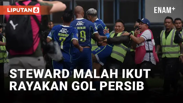 Warganet Kritik Steward dan Polisi di Laga Persib VS Persija Gegara Foto Bareng Pemain