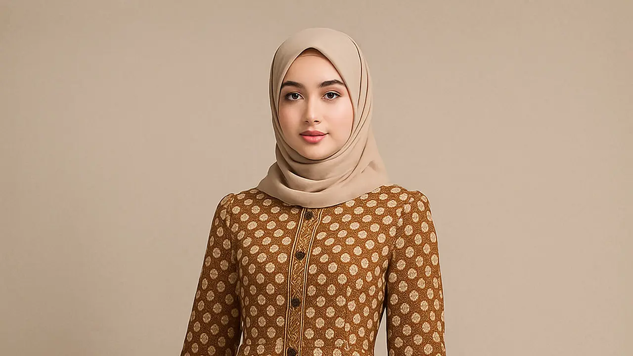 Model Gamis Batik Kawung 2025