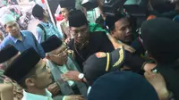 Rais Aam PBNU Ma'ruf Amin silaturahmi dengan PWNU DKI Jakarta, Selasa (7/2/2017). (Nanda Perdana Putra/Liputan6.com)
