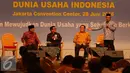 Dialog Ekonomi dan Buka Puasa Bersama Dunia Usaha Indonesia membahas pengesahan kebijakan tax amnesty yang merupakan bukti pemerintah Indonesia berhasil melakukan reformasi di sektor perpajakan, Jakarta, Selasa (28/6). (Liputan6.com/Angga Yuniar)
