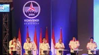 Partai Demokrat mengadakan debat Konvensi Capres, yang berlangsung di Hotel Sahid, Jakarta Minggu (27/4/14) (Liputan6.com/Faizal Fanani)