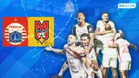 Ilustrasi duel antarlini Persija Jakarta Vs Malut United di BRI Super League 2025/2026. (Bola.com/Gregah Nurikhsani)