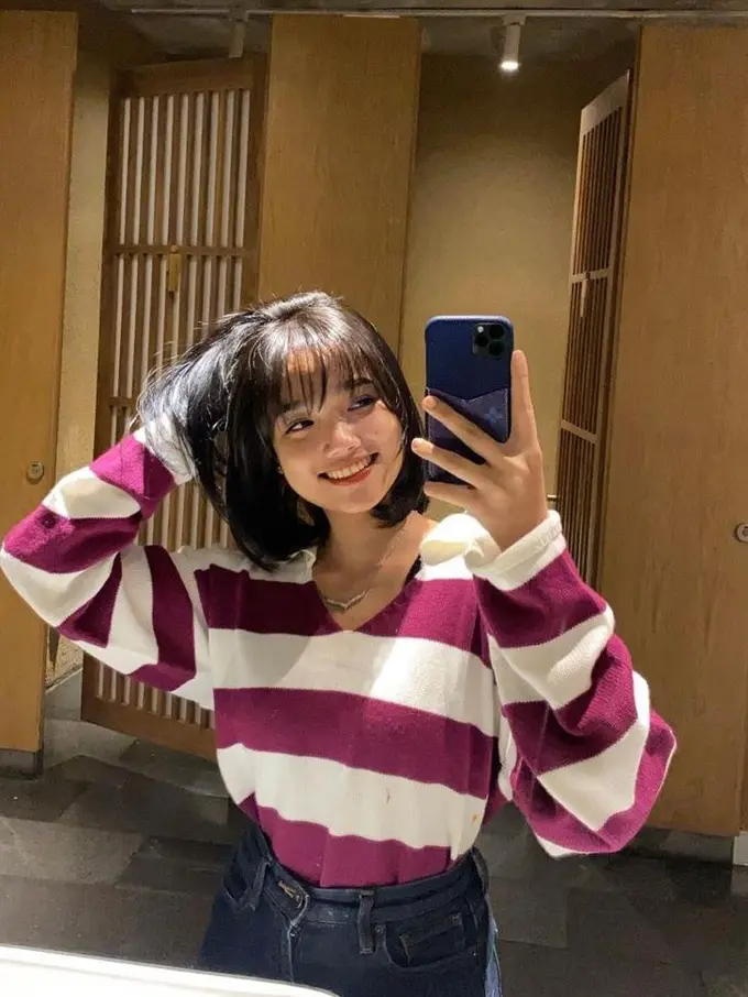 7 Potret Fuji dengan Gaya Rambut Baru, Dipuji Mirip Vanessa Angel