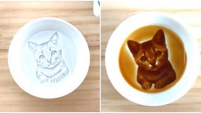 Unik, Piring Ini Akan Ciptakan Lukisan Saat Dituang Kuah Makanan