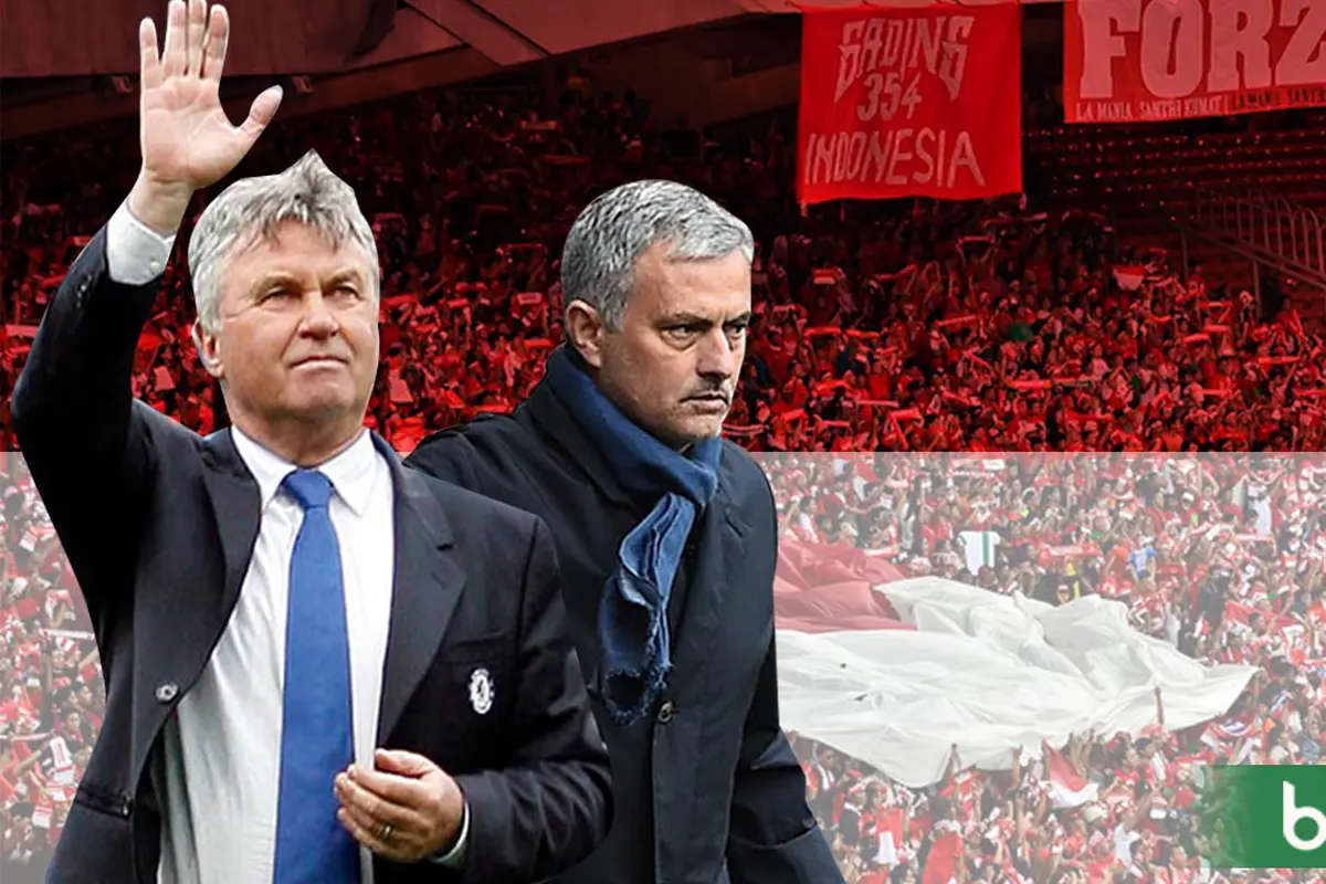 Jose Moourinho dan Guus Hiddink