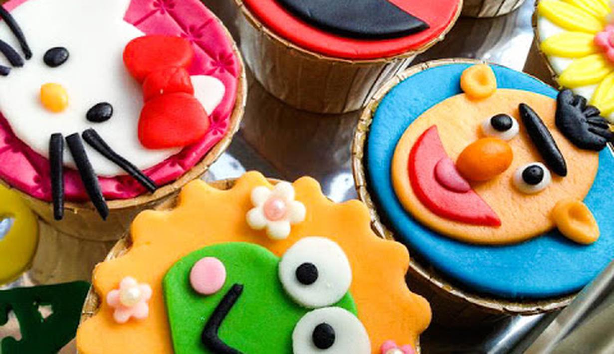 10 Model Cupcakes Lucu Bentuk Kartun Fimela Fimelacom