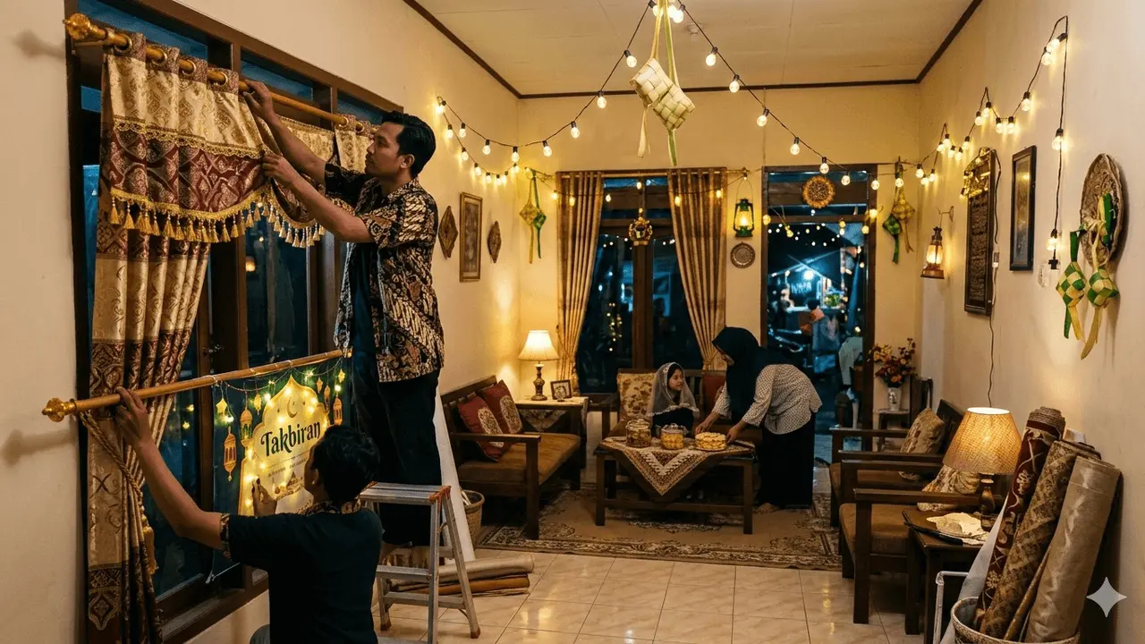 Aktivitas Malam Takbiran Bersama Keluarga.