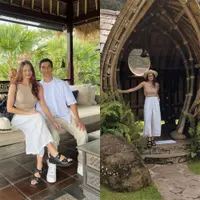 Enzy Storia dan Maulana Kasetra baru saja resmi menjadi pasangan suami-istri. Setelah rangkaian acara pernikahan, keduanya memamerkan momen berdua saat honeymoon. Foto: Instagram.