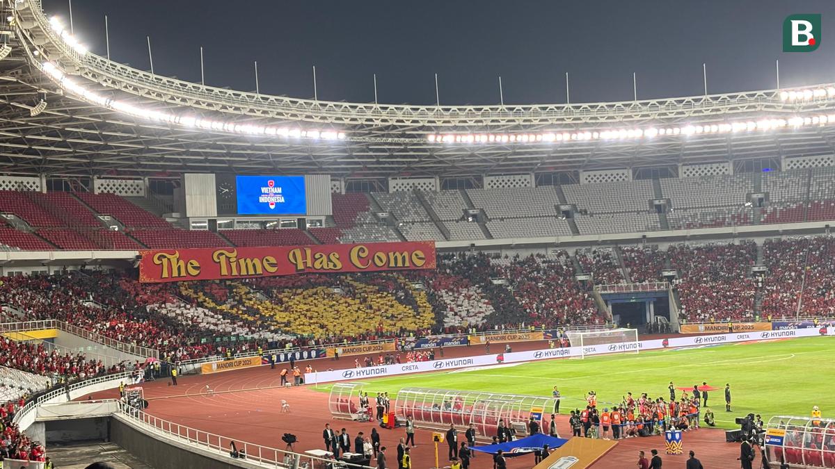 The Time Has Come! Koreografi La Grande Indonesia Membakar Semangat Timnas Indonesia U-23 di Final Piala AFF U-23 2025