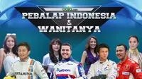 Pebalap Indonesia dan Wanitanya (bola.com/Rudi Riana)
