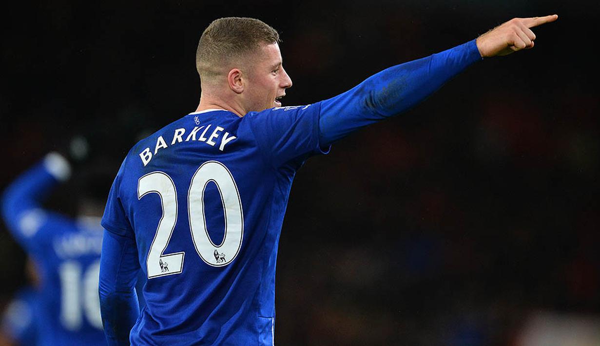 10. Ross Barkley, mencetak 6 gol dari 16 kali penampilan bersama Everton. (AFP/Glyn Kirk)