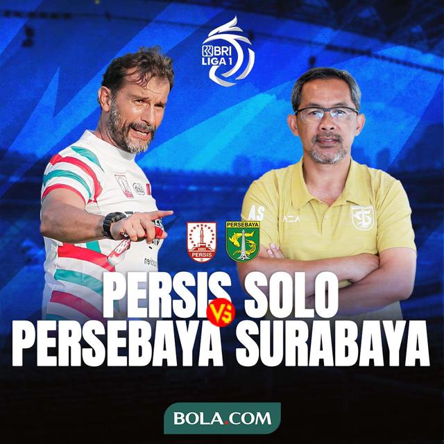 BRI Liga 1- Duel Pelatih - Persis Solo Vs Persebaya Surabaya